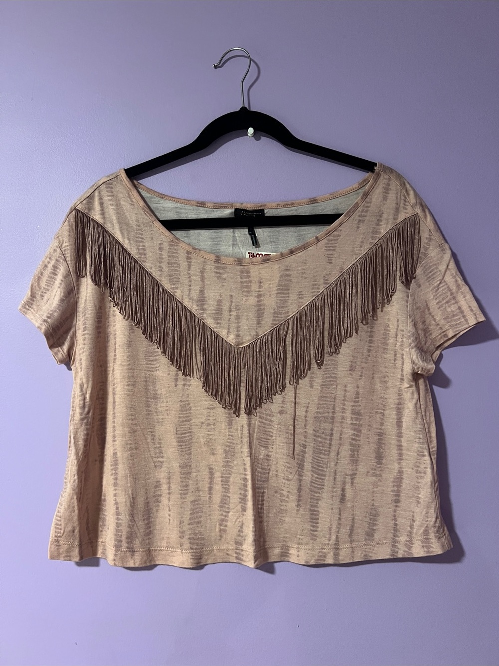 Nollie Fringe Tie Dye Top